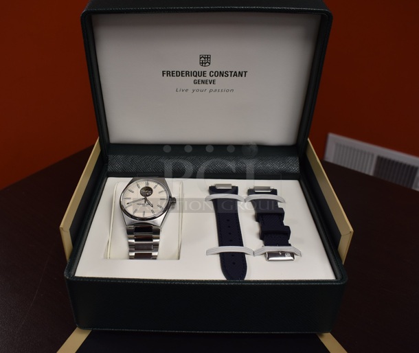 BRAND NEW IN BOX! Frederique Constant Geneve Men's Highlife Heartbeat Automatic FC-310S4NH6B Watch - Image 1 of 8