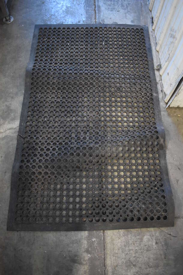 Black Anti Fatigue Floor Mat. 36x60 - Image 1 of 3