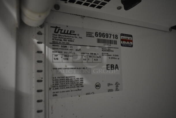 2011 True GDM-05 Metal Commercial Mini Cooler Merchandiser. 115 Volts, 1 Phase. Tested and Working! - Image 6 of 6