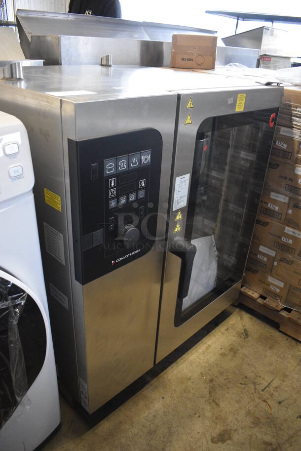 BRAND NEW! LATE MODEL! Convotherm C4eT 10.10 EB -N Stainless Steel Commercial Electric Powered Convotherm Combi Steamer Oven. 208 Volts, 3 Phase. 35x32x42 - Image 3 of 6