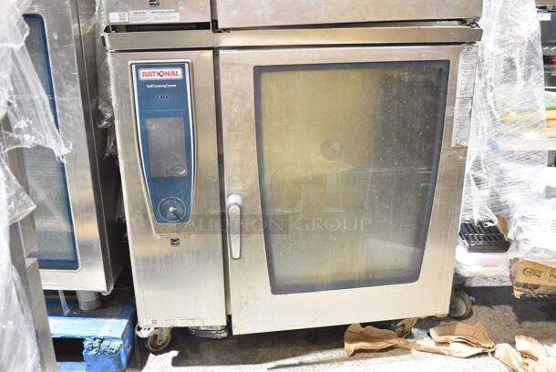 2 2018 Rational Stainless Steel Commercial Combitherm Self Cooking Center Convection Ovens on Commercial Casters. Top Model: SCC WE 62. Bottom Model: SCC WE 102. 480 Volts, 3 Phase. 2 Times Your Bid! - Image 3 of 8