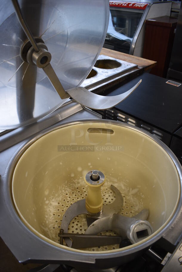 Hobart Model HCM-450 Metal Commercial Floor Style Horizontal Cutter Mixer. 200 Volts, 3 Phase. 32x24x41.5 - Image 5 of 9