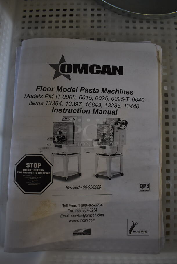 BRAND NEW! 2020 Avancini TR 110 Metal Commercial Floor Style 26 lb. Pasta Extruder Machine on Commercial Casters. 220 Volts, 1 Phase. 24x39x60. Tested and Working! - Image 4 of 12
