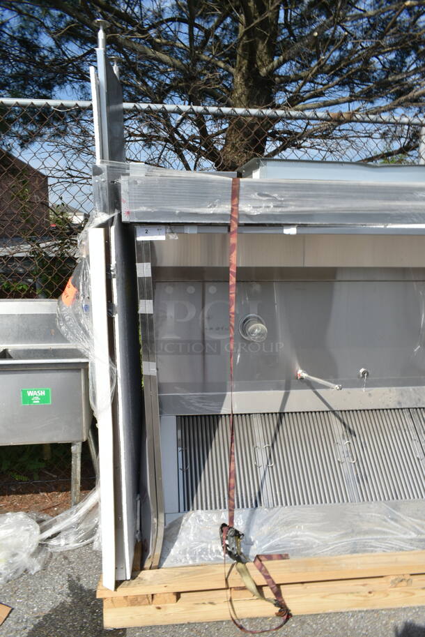 BRAND NEW! 11.5' CaptiveAire 5424 ND-2 Stainless Steel Commercial Grease Hood w/ Filters and Lights. - Image 5 of 11