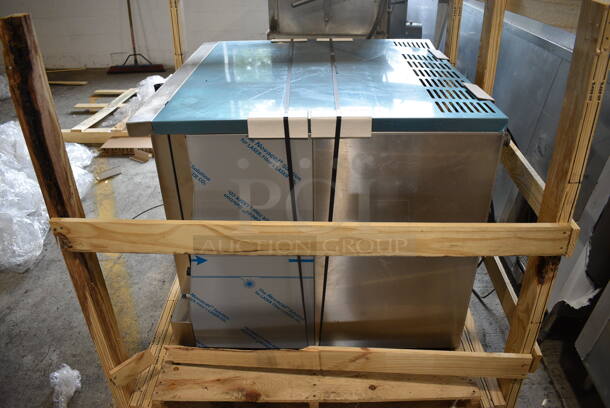 BRAND NEW! 2021 Garland Model MCO-GS-10 Stainless Steel Commercial Natural Gas Powered Full Size Convection Oven w/ view Through Doors, Metal Oven Racks and Thermostatic Controls. Stock Picture Used For Gallery. Does Not Include Legs. 60,000 BTU. 38x38x33 - Image 7 of 10