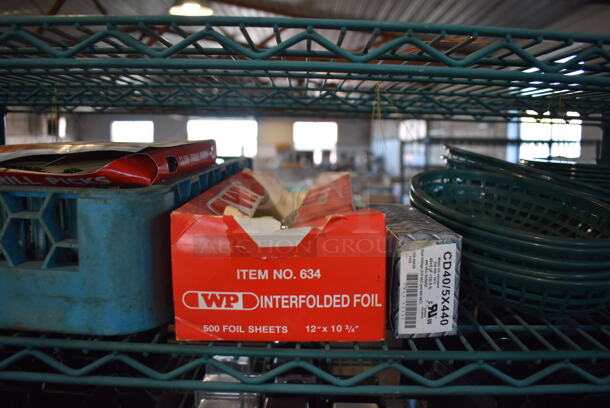 ALL ONE MONEY! Lot of 2 Tier of Various Items Including Poly Food Baskets, Jelly Holders and Sugar Caddies - Image 6 of 6