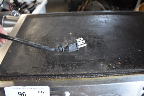 Stainless Steel Commercial Countertop Electric Powered Flat Top Griddle. 115 Volts, 1 Phase. - Image 6 of 6