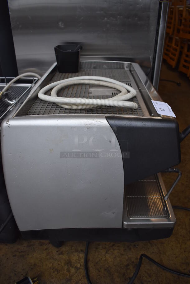 Nuova Simonelli Arcadia Stainless Steel Commercial Countertop 2 Group Espresso Machine / 3 Portafilters and 2 Steam Wands. 208 Volts, 1 Phase. 31x24x24 - Image 7 of 8