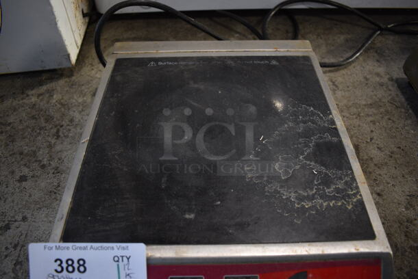 2017 Avantco IC 1800 Stainless Steel Commercial Countertop Electric Powered Single Burner Induction Range. 120 Volts, 1 Phase. 12x15x4 - Image 3 of 6