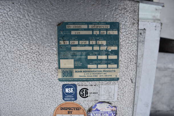 Mr Winter 8'x18'x7.5' Walk In Cooler Box w/ Tecumseh AWA9514ZXNXM 208-230 Volt, 1 Phase Compressor and Bohn SM-1080C 115 Volt, 1 Phase Condener. Does Not Have Floor. Pictures Of Unit Before Disassembly Are Included - Image 11 of 12