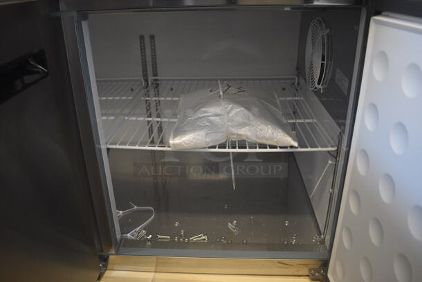 BRAND NEW SCRATCH AND DENT! Arctic Air APP94RZ 94" Three Door Pizza Prep Refrigerator Cooler Table w/ Cutting Board. 115 Volt, 1 Phase. Tested and Working! - Image 9 of 12
