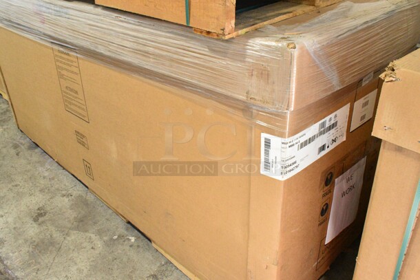 BRAND NEW IN CRATE! Micro Matic MBB 94 E Stainless Steel Commercial 3 Door Back Bar Cooler. 115 Volts, 1 Phase.  - Image 2 of 3