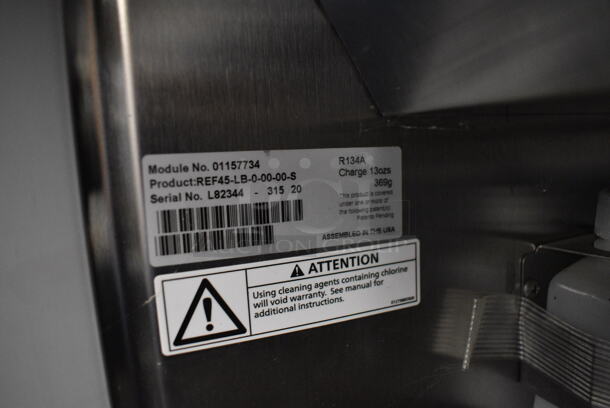 BRAND NEW SCRATCH AND DENT! Follett Model REF45-LB-0-00-00-S Stainless Steel Commercial 2 Door Reach In Pharmacy Cooler. 59x33x78. Tested and Working! - Image 3 of 8