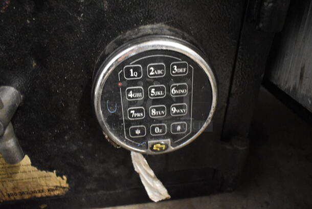 Corporate Safe Specialists Black Metal Single Compartment Safe. Does Not Come w/ Combination.  - Image 4 of 4