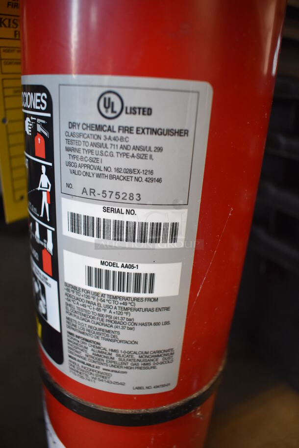 Ansul Sentry Fire Extinguisher. Buyer Must Pick Up - We Will Not Ship This Item.  9x4.5x17 - Image 4 of 6
