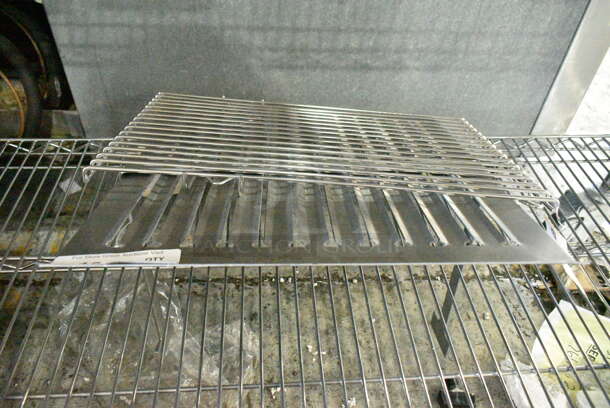 2 BRAND NEW SCRATCH AND DENT! Items Including HP102421 Cleveland 102421 Rack;Asy;Lft Side;Pcl/Conv.Pro and 3698233947 Frymaster 8233947 17" x 17" x 11" Chicken / Fish Tray for Gas Fryers. 2 Times Your Bid!  - Image 1 of 6