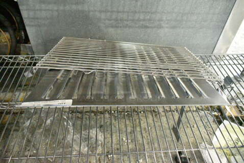2 BRAND NEW SCRATCH AND DENT! Items Including HP102421 Cleveland 102421 Rack;Asy;Lft Side;Pcl/Conv.Pro and 3698233947 Frymaster 8233947 17" x 17" x 11" Chicken / Fish Tray for Gas Fryers. 2 Times Your Bid! 