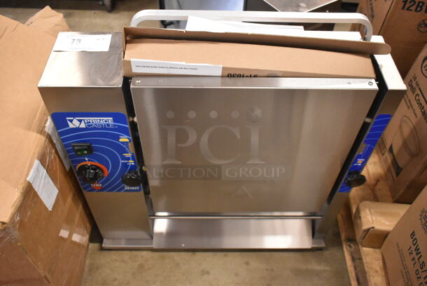 BRAND NEW SCRATCH AND DENT! 2024 Prince Castle 297-T9 Stainless Steel Commercial Countertop Vertical Contact Toaster. 115 Volts, 1 Phase. Tested and Working! - Image 2 of 5
