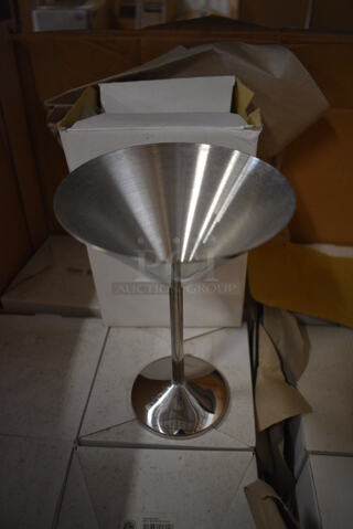 10 BRAND NEW IN BOX! American Metalcraft Metal Martini Glasses. 5.5x5.5x8. 10 Times Your Bid!
