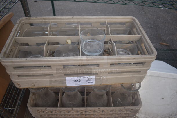 ALL ONE MONEY! Lot of Dish Caddies, Carafe Decanters And Drinking Glasses. - Image 2 of 4