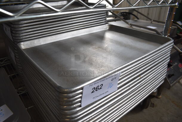 12 Metal Half Size Baking Pans. 13x18x1. 12 Times Your Bid! - Image 2 of 3
