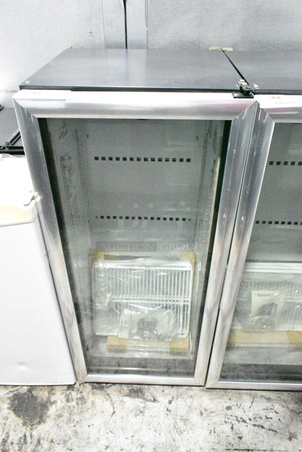 BRAND NEW SCRATCH AND DENT! 2023 Criotec CT-4 HC Single Door Reach In Cooler Merchandiser w/ Poly Coated Racks. 115 Volts, 1 Phase. Tested and Working! - Image 1 of 5