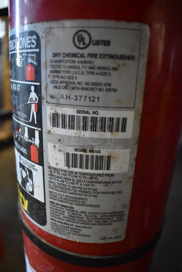 Ansul Sentry Fire Extinguisher. Buyer Must Pick Up - We Will Not Ship This Item.  9x5.5x20 - Image 4 of 4