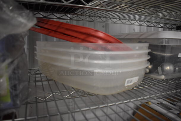 ALL ONE MONEY! Tier Lot of Various Items Including Poly Napkin Dispensers, Containers, Utensils - Image 5 of 10