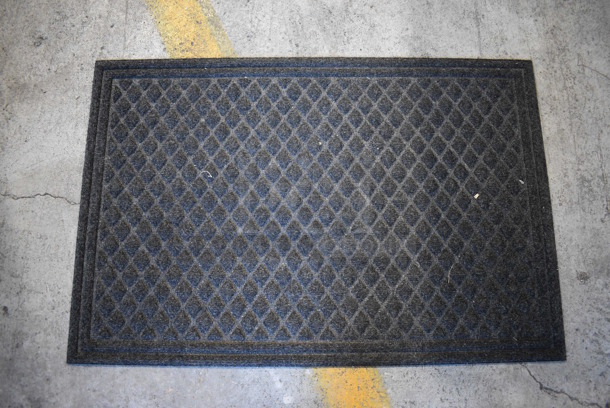 Black Floor Mat. 36.5x24.5 - Image 1 of 3