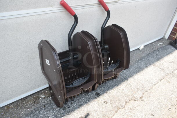 2 Brown Poly Mop Bucket Wringing Attachments. 2 Times Your Bid! - Image 2 of 3