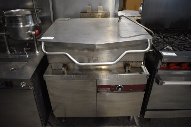Southbend Stainless Steel Commercial Natural Gas Powered Floor Style Braising Pan w/ Thermostatic Controls. 38x38x49 - Image 2 of 7