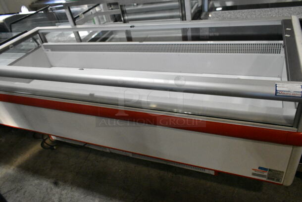 BRAND NEW SCRATCH AND DENT! Econocold OM-EIF/CF100 Metal Commercial Floor Style Self Contained Island Fridge. 115/220 Volts, 1 Phase. Tested and Does Not Power On - Image 1 of 7