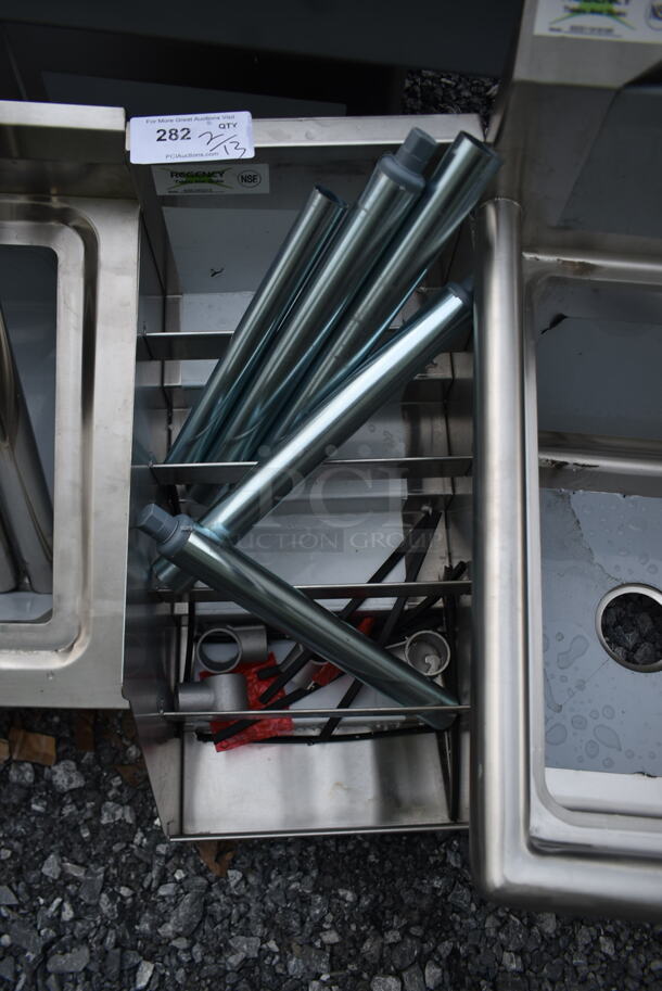 BRAND NEW SCRATCH AND DENT! Regency 600LDR2312 Five-Tiered Stainless Steel Liquor Display Rack. - Image 3 of 5