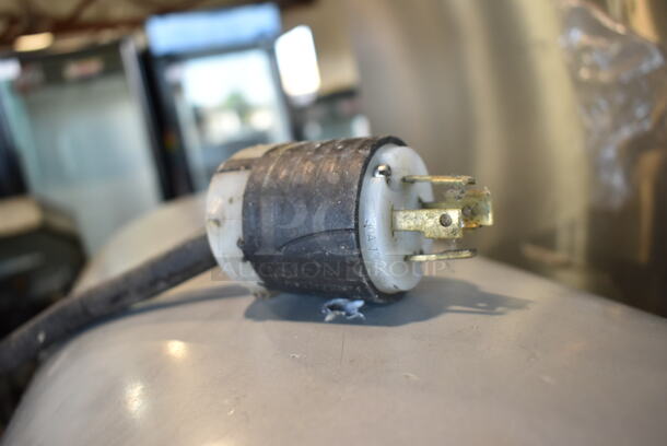 Hobart L-800C Metal Commercial Floor Style 80 Quart Planetary Dough Mixer w/ Bowl Guard. 480 Volts, 3 Phase.   - Image 11 of 12