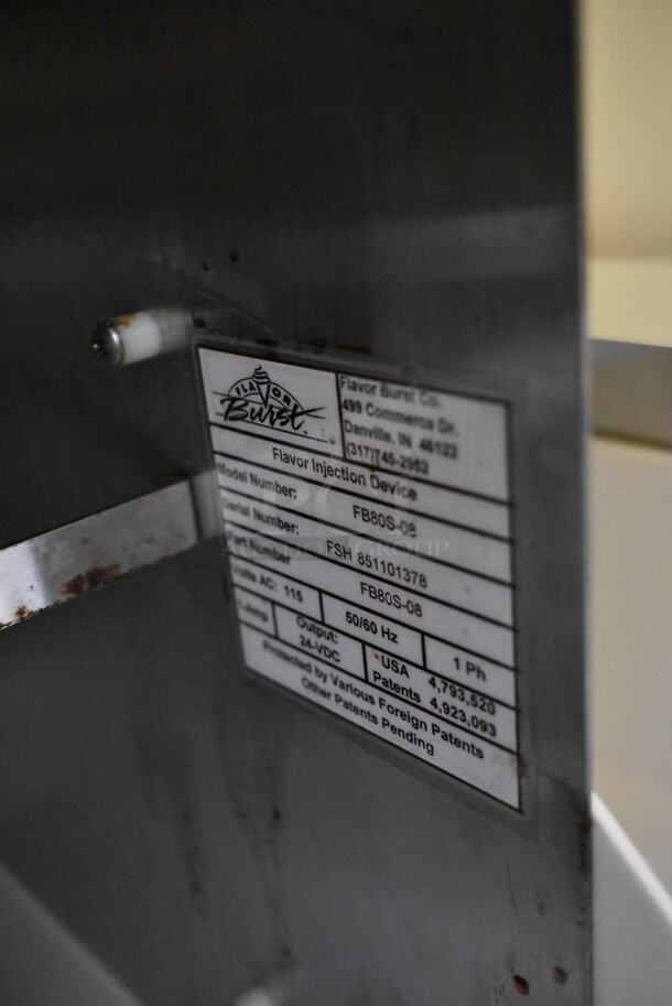 Taylor FB80S-08 Flavor Burst Stainless Steel Commercial Flavor Dispenser. 115 Volts, 1 Phase. - Image 8 of 8
