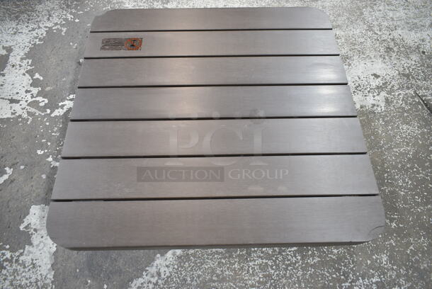 PALLET LOT of 16 BRAND NEW IN BOX! BFM Seating PH4L3232BRBZ-TOP Outdoor Patio Tabletop. Goes GREAT w/ Lots 113 and 115! 16 Times Your Bid! - Image 1 of 7
