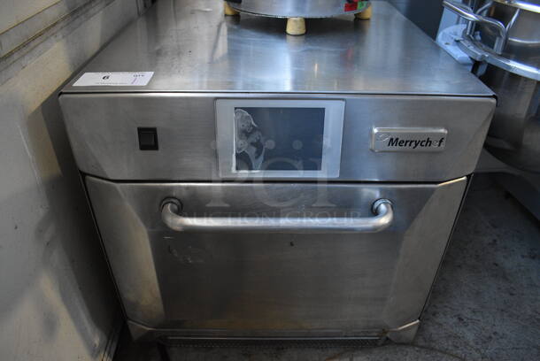 2013 Merrychef eikon e4 Stainless Steel Commercial Countertop Electric Powered Rapid Cook Oven. 208/240 Volts, 1 Phase. 23x24x23 - Image 1 of 7