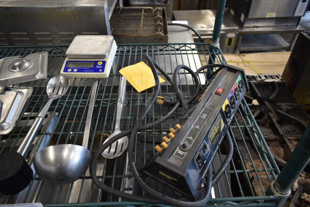 ALL ONE MONEY! TWO TIER LOT of Various Items Including Grease Filters and 1/6 Size Drop In Bin Lids! - Image 4 of 7