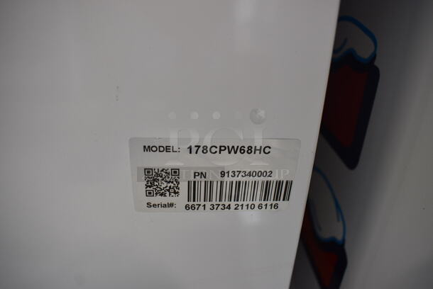 BRAND NEW SCRATCH AND DENT! Avantco 178CPW68HC Deluxe 12 Tub White Ice Cream Dipping Cabinet. Missing Front Glass. 115 Volt 1 Phase. Tested and Working! - Image 7 of 9
