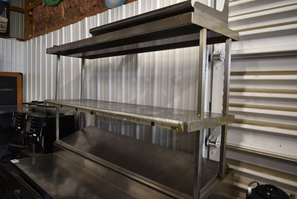 Randell Stainless Steel Commercial Pizza Prep Table w/ 6 Drawers and 2 Tier Over Shelf on Commercial Casters. Tested and Powers On But Does Not Get Cold - Image 3 of 7