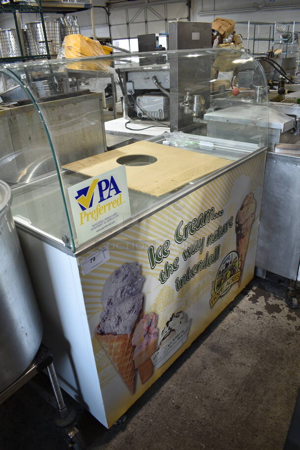 Stajac EDC-8-C Metal Commercial Ice Cream Dipping Cabinet. 115 Volts, 1 Phase. Tested and Powers On But Does Not Get Cold - Image 1 of 6