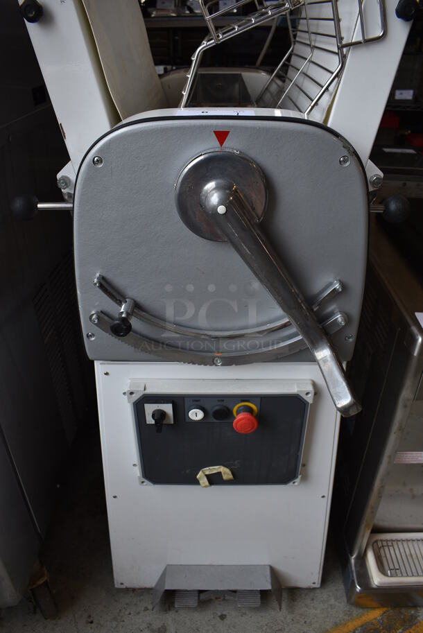 Kohler Model U-SF500 1850 Metal Commercial Floor Style Reversible Dough Sheeter. 220 Volts, 3 Phase. 30x29x67 - Image 6 of 12