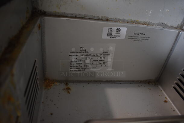Leader ESPT48 S/C Stainless Steel Commercial Pizza Prep Table w/ Oversized Marble Cutting Board on Commercial Casters. 115 Volts, 1 Phase. 48x36x45. Tested and Working! - Image 7 of 10