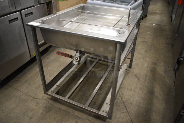 Belshaw Stainless Steel Commercial Icing Glazing Station on Commercial Casters. 31.5x39x40 - Image 3 of 9