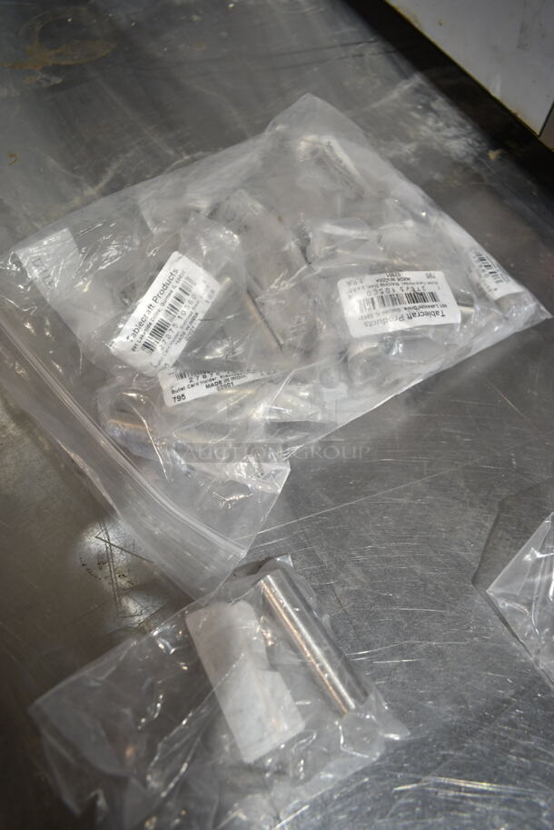 4 BRAND NEW SCRATCH AND DENT! Various Items Including 460EC1810BSK Regency Chrome Storage Basket for Wire Shelving - 17 3/8" x 7 1/2" x 10", 4 Commercial Casters, TableCraft Bullet Card Holder, BN-101. 4 Times Your Bid!  - Image 4 of 7