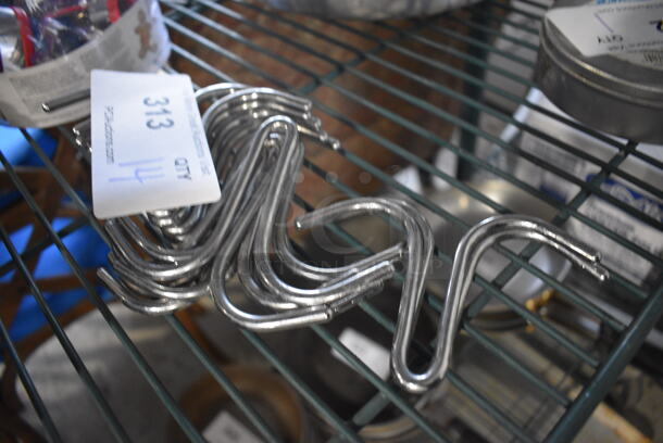 14 Metal Pot Rack Hooks. 5.5x3.5. 14 Times Your Bid! - Image 2 of 2
