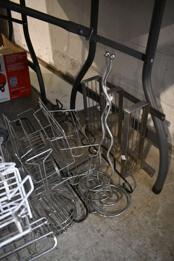 ALL ONE MONEY! Lot of Various Metal Racks!  - Image 3 of 4