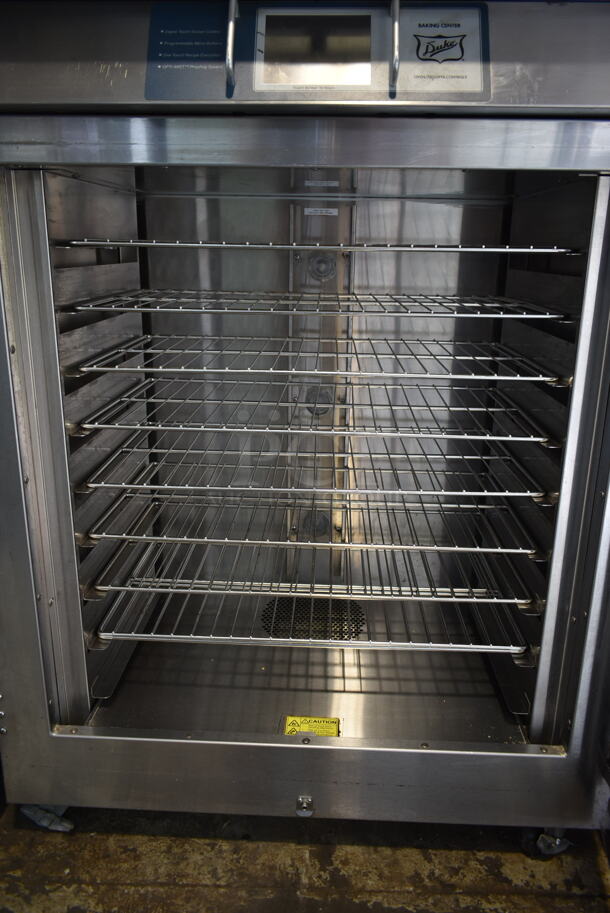 Duke TSC-6/18 Stainless Steel Commercial Floor Style Electric Powered Oven Proofer on Commercial Casters. 208 Volts, 3 Phase.  - Image 6 of 9