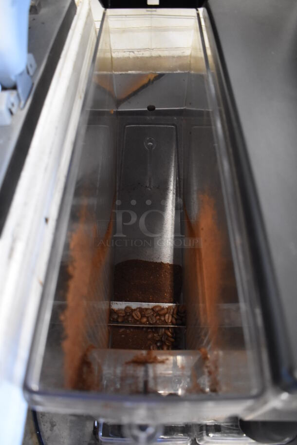2017 Bunn MHG Stainless Steel Commercial Countertop 2 Hopper Coffee Grinder. 120 Volts, 1 Phase. 9.5x17x30. Tested and Working! - Image 5 of 6