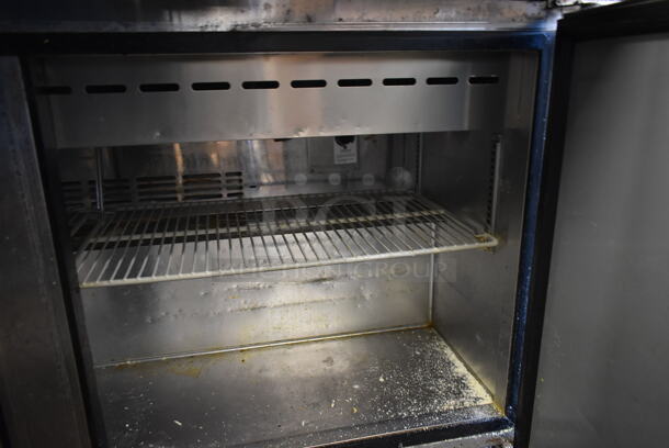 Turbo Air MST-60-24 Stainless Steel Commercial Sandwich Salad Prep Table Bain Marie Mega Top on Commercial Casters. 115 Volts, 1 Phase. Tested and Working! - Image 8 of 9